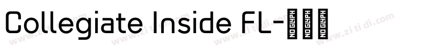 Collegiate Inside FL字体转换
